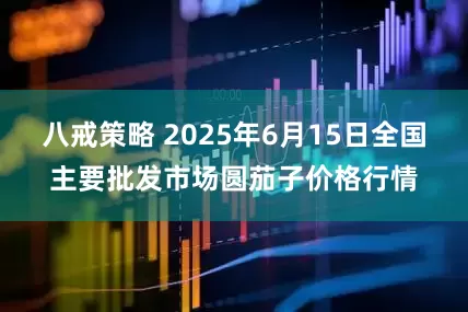 八戒策略 2025年6月15日全国主要批发市场圆茄子价格行情