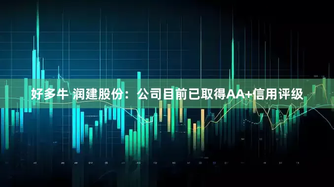 好多牛 润建股份：公司目前已取得AA+信用评级